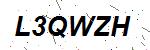 CAPTCHA verification image containing distorted text characters