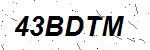 CAPTCHA verification image containing distorted text characters