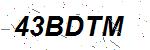 CAPTCHA verification image containing distorted text characters