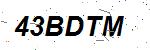 CAPTCHA verification image containing distorted text characters