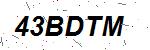 CAPTCHA verification image containing distorted text characters