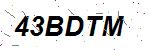 CAPTCHA verification image containing distorted text characters