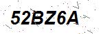 CAPTCHA verification image containing distorted text characters