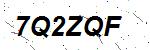 CAPTCHA verification image containing distorted text characters