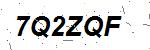CAPTCHA verification image containing distorted text characters