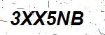 CAPTCHA verification image containing distorted text characters