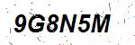 CAPTCHA verification image containing distorted text characters