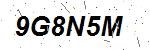 CAPTCHA verification image containing distorted text characters