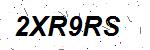 CAPTCHA verification image containing distorted text characters