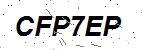 CAPTCHA verification image containing distorted text characters