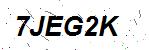 CAPTCHA verification image containing distorted text characters