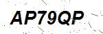 CAPTCHA verification image containing distorted text characters