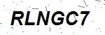 CAPTCHA verification image containing distorted text characters