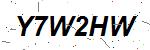 CAPTCHA verification image containing distorted text characters