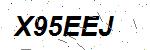 CAPTCHA verification image containing distorted text characters