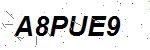 CAPTCHA verification image containing distorted text characters