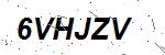 CAPTCHA verification image containing distorted text characters