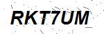 CAPTCHA verification image containing distorted text characters
