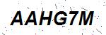 CAPTCHA verification image containing distorted text characters