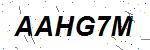 CAPTCHA verification image containing distorted text characters