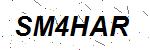 CAPTCHA verification image containing distorted text characters
