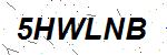 CAPTCHA verification image containing distorted text characters