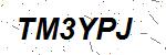 CAPTCHA verification image containing distorted text characters