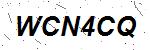 CAPTCHA verification image containing distorted text characters