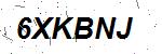 CAPTCHA verification image containing distorted text characters