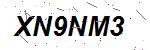 CAPTCHA verification image containing distorted text characters