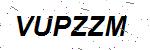 CAPTCHA verification image containing distorted text characters