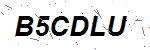 CAPTCHA verification image containing distorted text characters