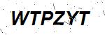 CAPTCHA verification image containing distorted text characters