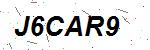 CAPTCHA verification image containing distorted text characters