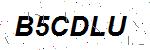 CAPTCHA verification image containing distorted text characters