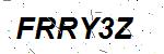 CAPTCHA verification image containing distorted text characters