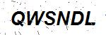 CAPTCHA verification image containing distorted text characters