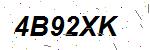 CAPTCHA verification image containing distorted text characters