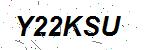 CAPTCHA verification image containing distorted text characters