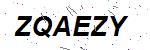 CAPTCHA verification image containing distorted text characters