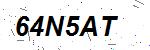 CAPTCHA verification image containing distorted text characters