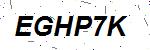 CAPTCHA verification image containing distorted text characters