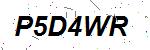 CAPTCHA verification image containing distorted text characters