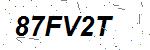 CAPTCHA verification image containing distorted text characters