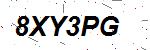 CAPTCHA verification image containing distorted text characters