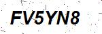 CAPTCHA verification image containing distorted text characters