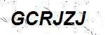 CAPTCHA verification image containing distorted text characters