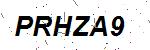 CAPTCHA verification image containing distorted text characters