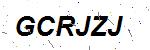 CAPTCHA verification image containing distorted text characters