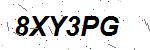 CAPTCHA verification image containing distorted text characters